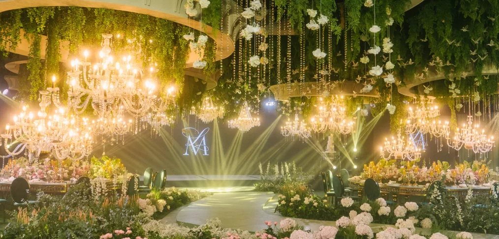 a wedding reception drawing inspiration from the beauty of a timeworn ruin where nature begins to bloom styled by Khim Cruz