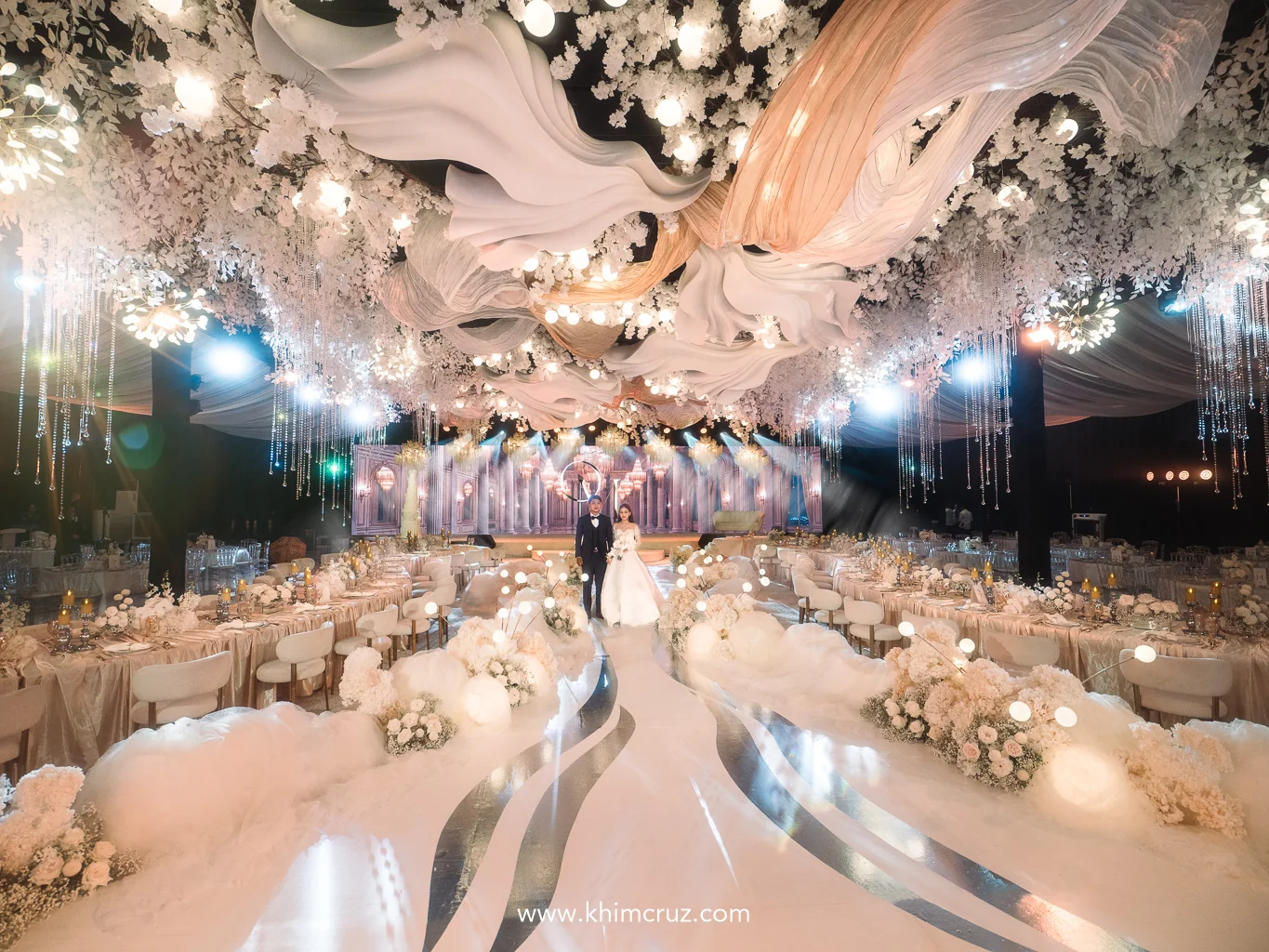 cloud-dancer-ethereal-ceiling-drape-floral-wedding-reception-khim-cruz