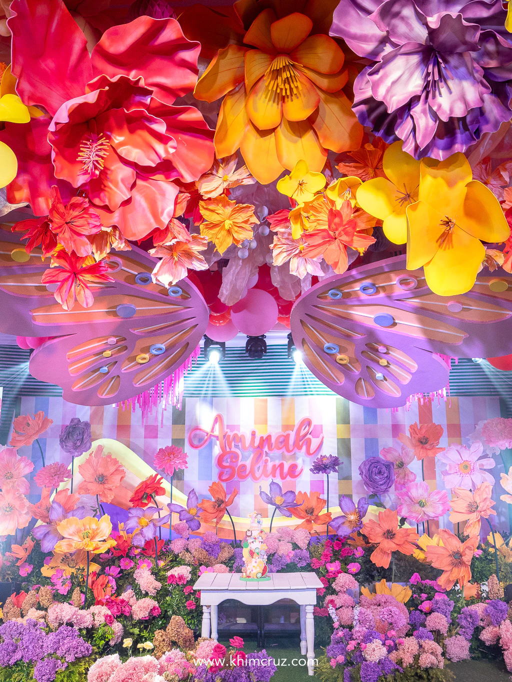 oversized-paper-flower-canopy-butterfly-wings-backdrop-kids-party-khim-cruz-davao