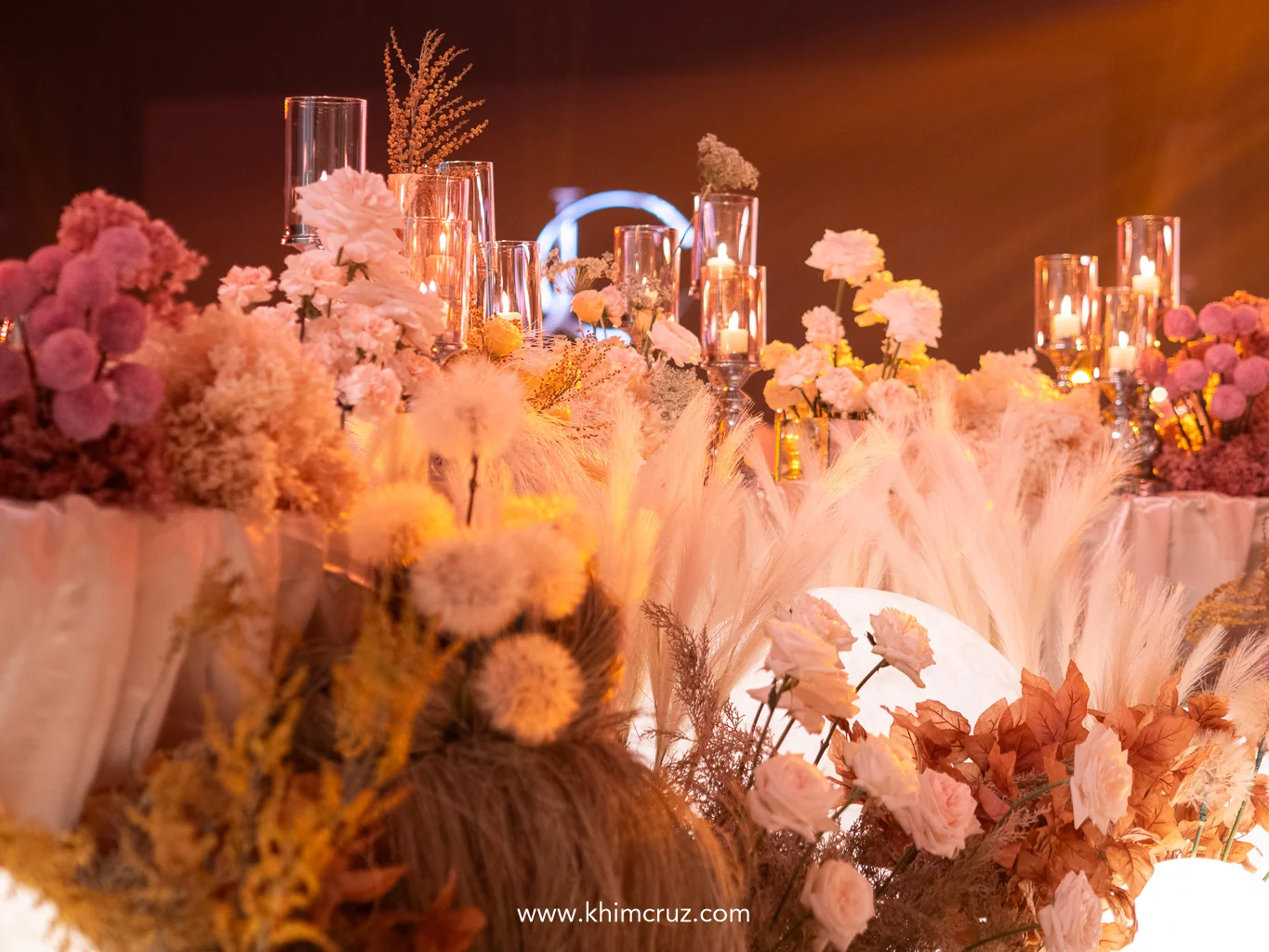 sunrise-themed-wedding-table-centerpiece-pampas-candles-khim-cruz-davao