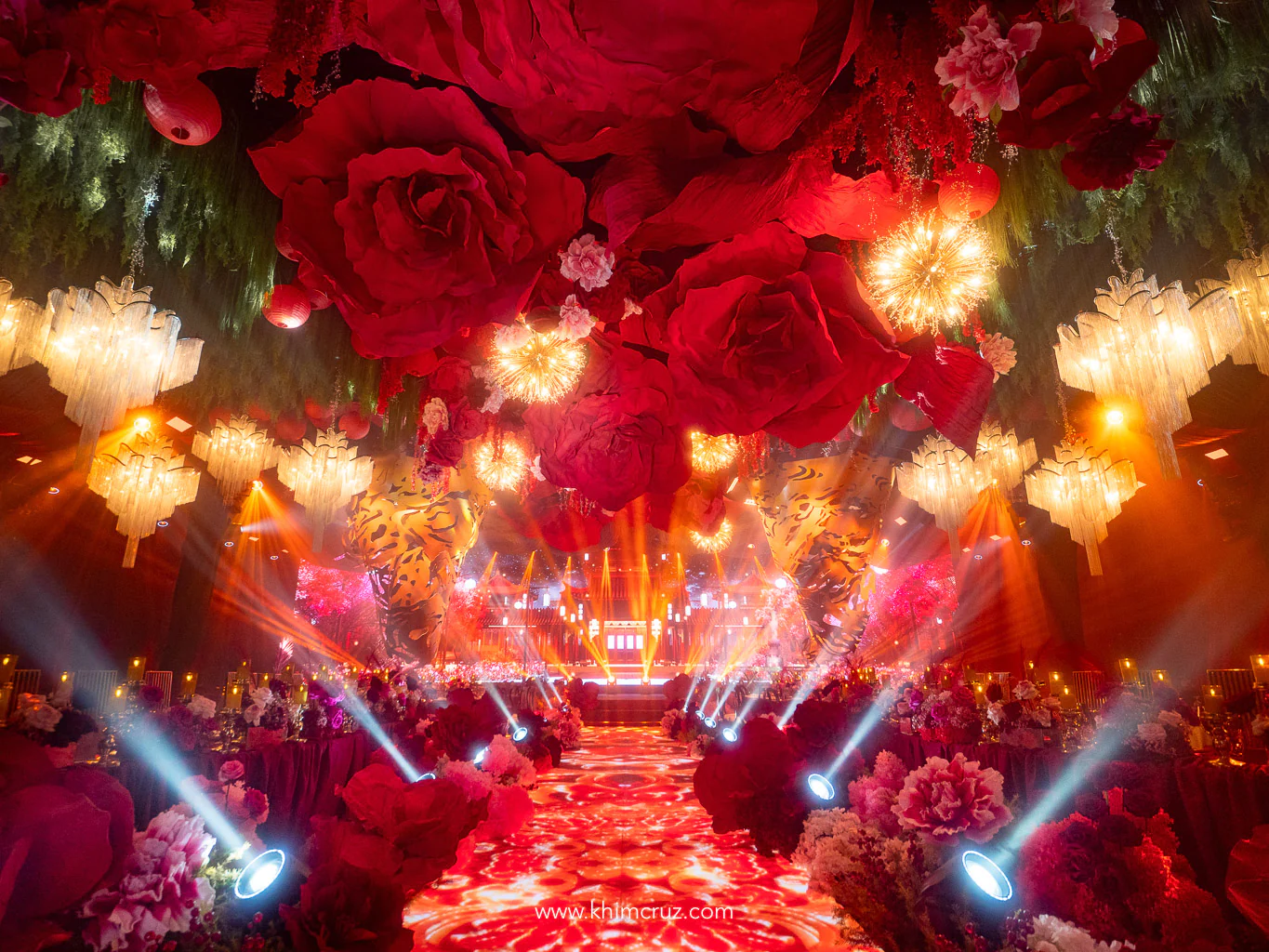 oriental-wedding-reception-oversized-red-floral-ceiling-installation-davao-khim