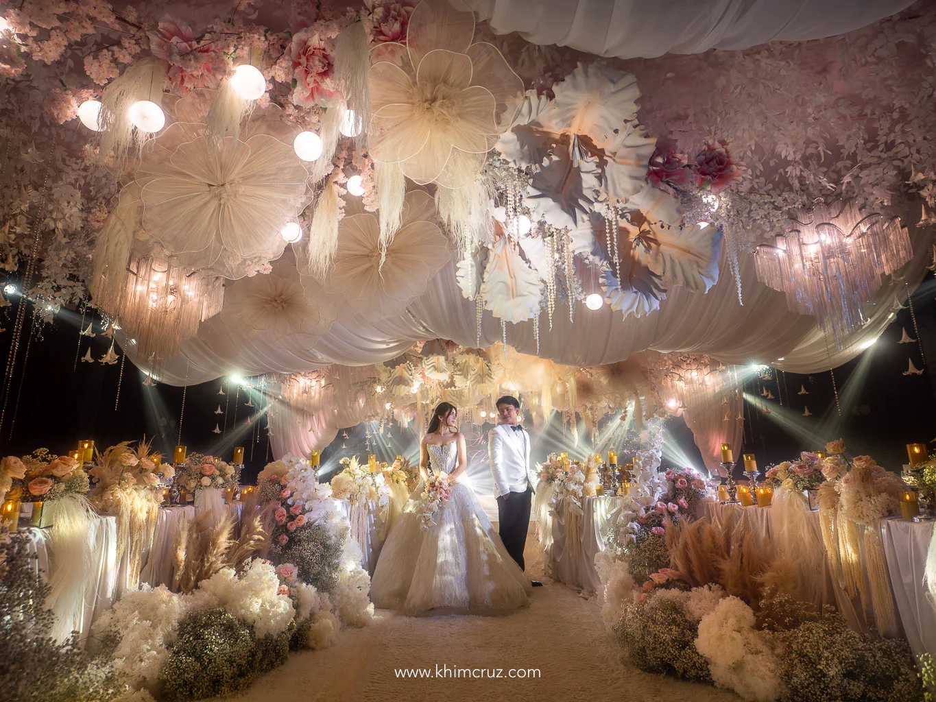 blush-white-ceiling-floral-installation-wedding-reception-khim-cruz-davao