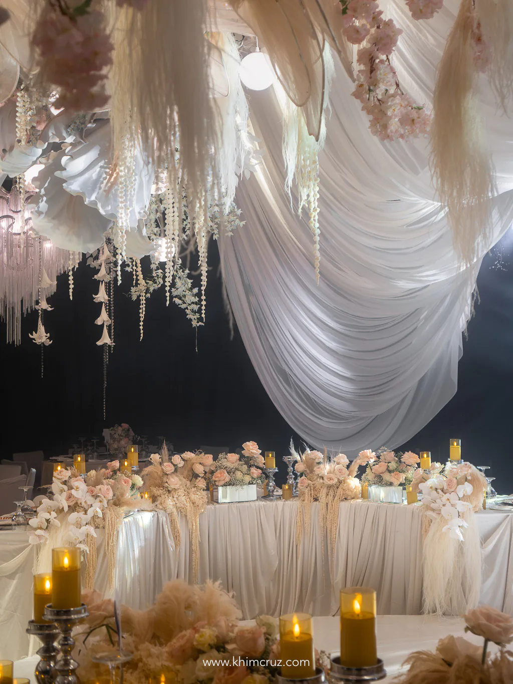 blush-white-sweetheart-table-ceiling-draping-floral-installation-khim-cruz-davao