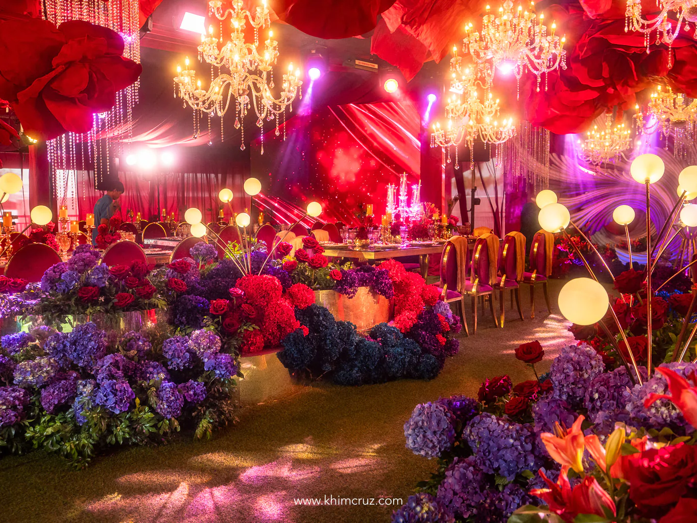 peacock-themed-80th-birthday-floral-aisle-chandeliers-khim-cruz-davao