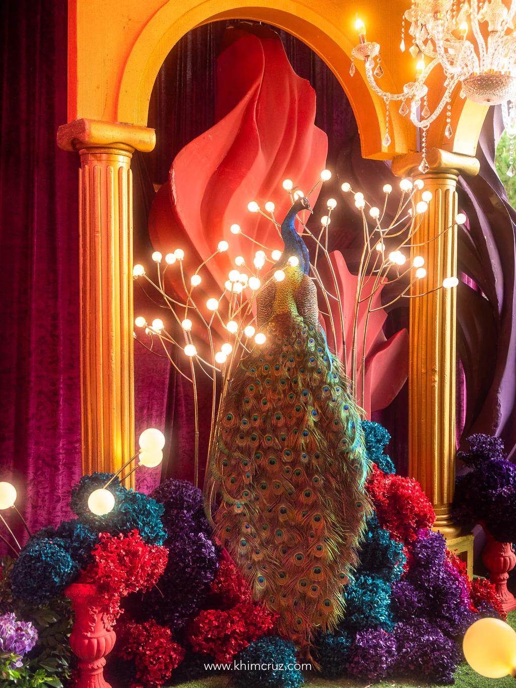 peacock-tunnel-backdrop-80th-birthday-floral-setup-khim-cruz-davao